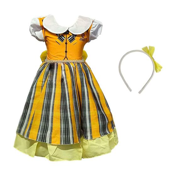 Fantasia Carrossel Infantil de Luxo Com Tiara - Fantasias Carol AB ...