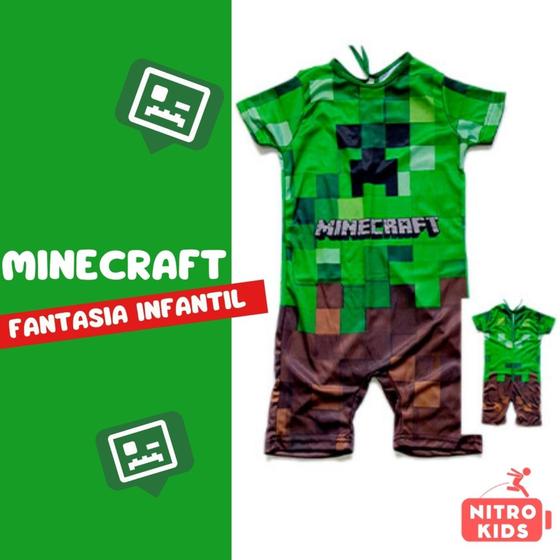 Imagem de Fantasia Curta sem Enchimento do Minecraft