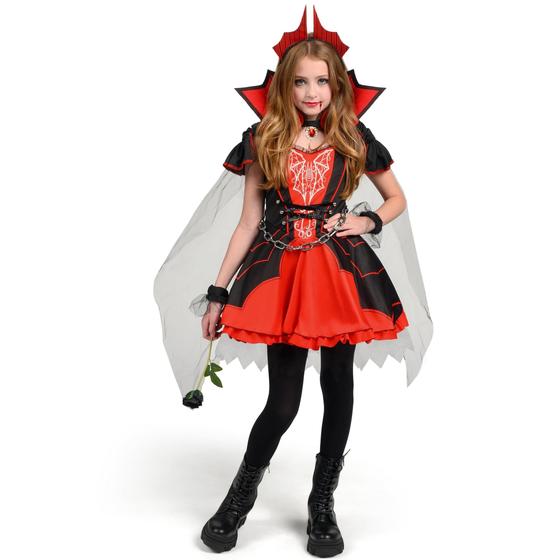 Imagem de Fantasia de Halloween Spooktacular Creations Vampire Dress Girl