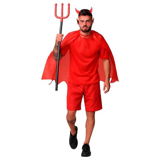 Fantasia Diabo Masculino Adulto Completa Halloween - Fantasias Carol ...