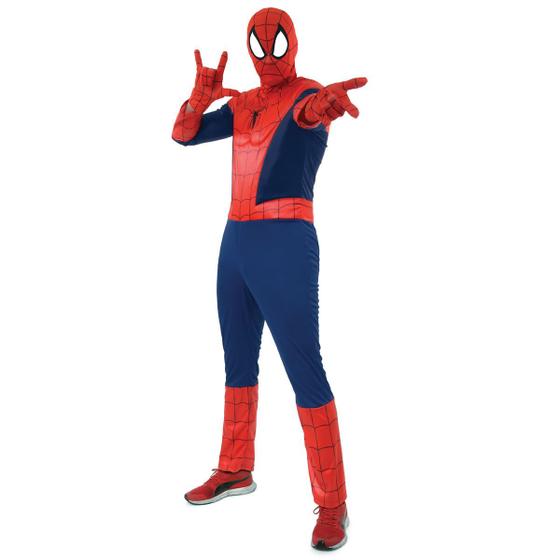 Fantasia Homem Aranha Adulto - Spider Man Menor preço em Fantasia Homem Aranha Adulto - Spider Man