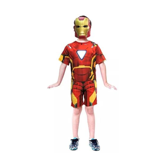 Imagem de Fantasia Homem De Ferro Super Heroi Infantil Avengers Iron