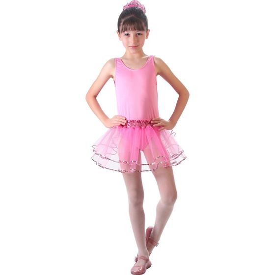 Imagem de Fantasia Infantil - Bailarina Basic - Tamanho G (9 a 12 anos) - 10652 - Sulamericana