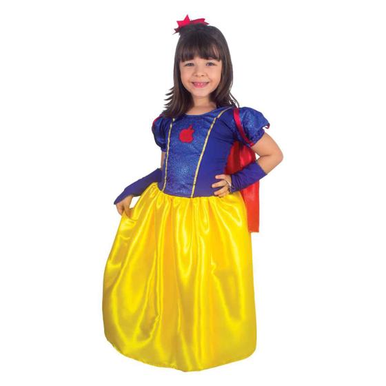 Fantasia Infantil Branca De Neve Vestido Luxo Brink Model - Fantasias ...