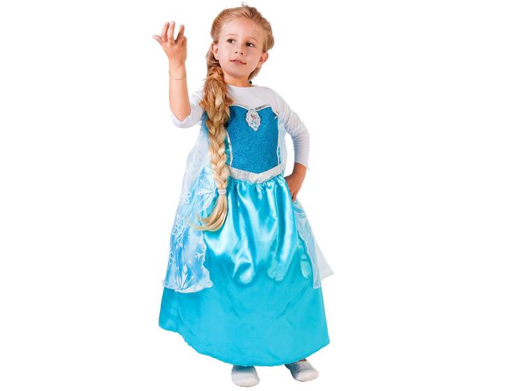 Imagem de Fantasia Infantil Disney Frozen Elsa Clássica