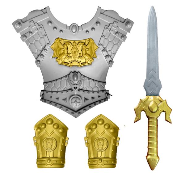 Imagem de Fantasia Infantil Gladiador Medieval com Acessórios