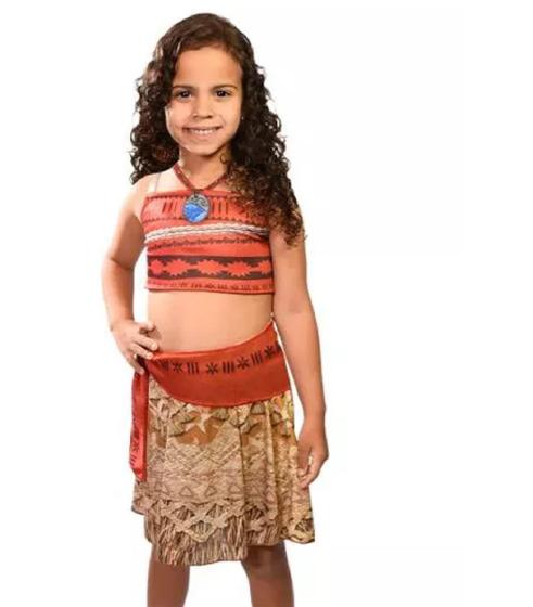 Imagem de Fantasia Infantil Luxo Moana Original