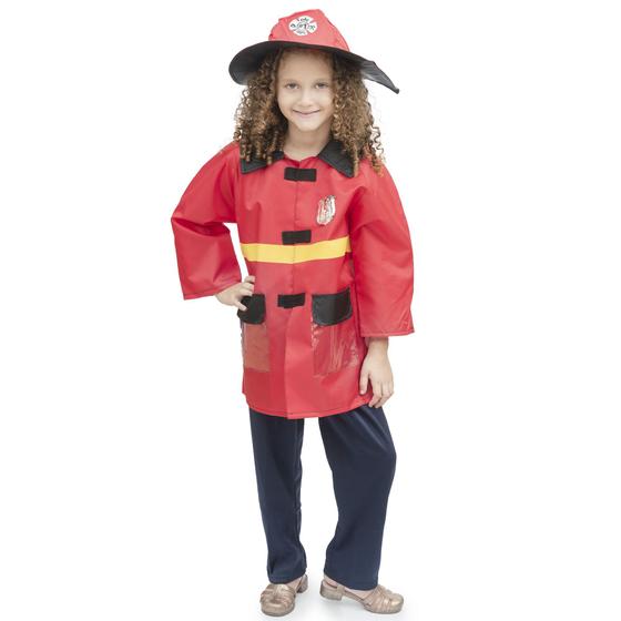 Imagem de Fantasia Infantil Roupa Bombeiro