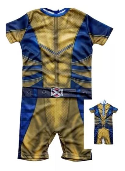 Imagem de Fantasia Infantil Roupa Wolverine ( 2 a 9 anos )