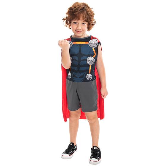 Imagem de Fantasia Infantil Thor Pop Regata com Capa