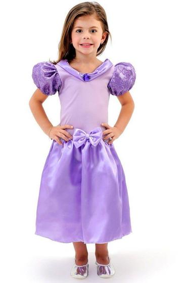 Imagem de Fantasia infantil vestido princesa Sofia Rapunzel - ANJO FANTASIAS