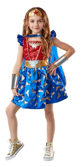 Imagem de Fantasia Infantil Wonder Woman Rubie's - Com Capa