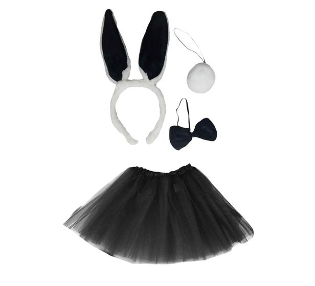 Imagem de Fantasia Kit Coelha Carnaval Pascoa Cosplay Bicho Halloween