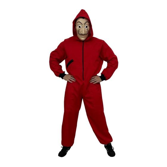 Imagem de Fantasia La Casa De Papel Adulto Unisex Cosplay Com Máscara