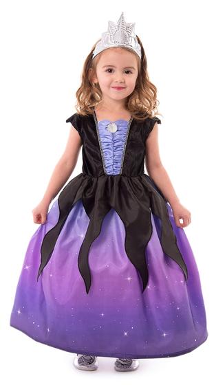 Imagem de Fantasia Little Adventures Sea Witch com Soft Crown Girl 3-5y