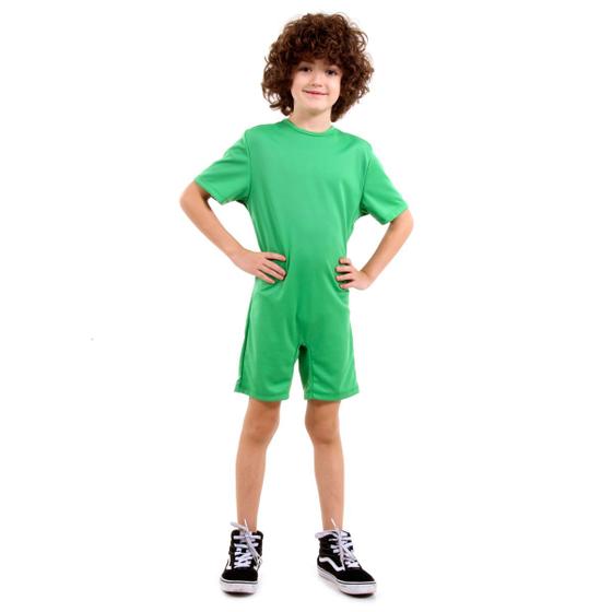 Fantasia Macacão Verde Genérico Infantil Menor preço em Fantasia Macacão Verde Genérico Infantil