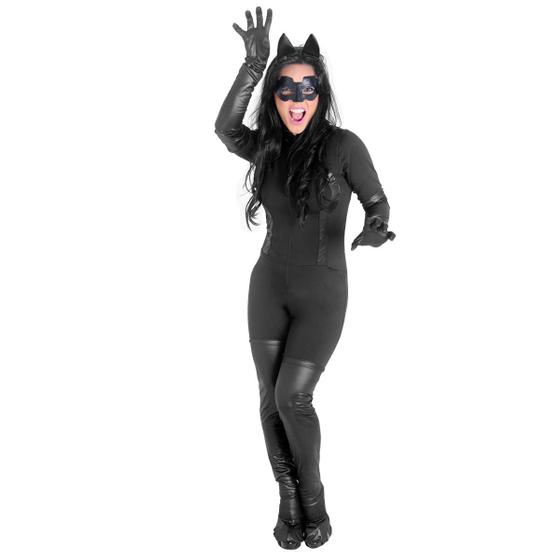 Fantasia Mulher Gato Adulto Luxo Menor preço em Fantasia Mulher Gato Adulto Luxo