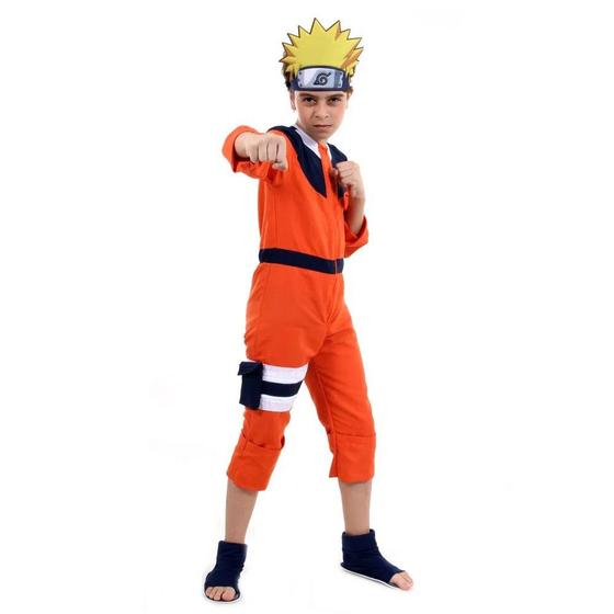 Imagem de Fantasia Naruto Infantil Standard com Máscara e Bota