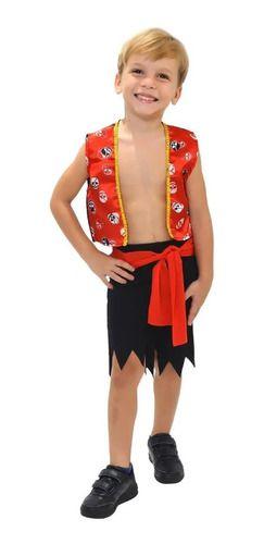 Imagem de Fantasia Pirata Colete Infantil Festas Carnaval Halloween
