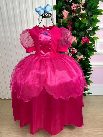 Imagem de Fantasia Princesa Belli Princesa Peach Pink