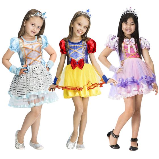 Fantasia Princesa Infantil Feminina - Fantasias Super - Fantasias para ...