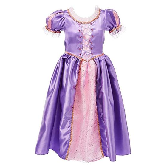 Fantasia Princesa Rapunzel Infantil - Masquerade - Fantasias para ...