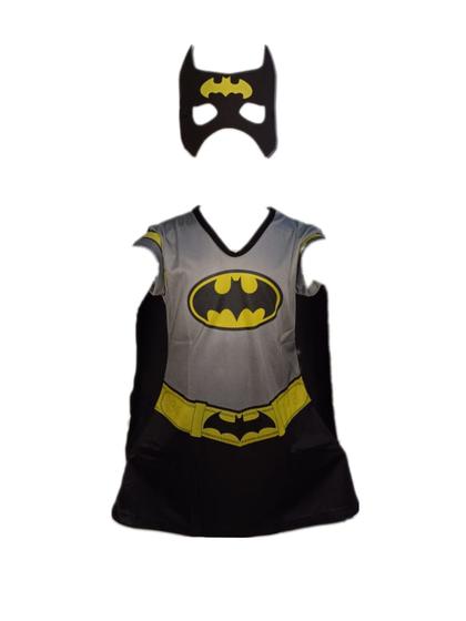 Imagem de Fantasia Roupa Infantil Batgirl Com Máscara