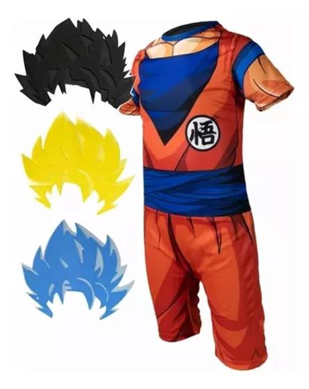 Imagem de Fantasia Roupa Infantil Goku Máscara Dragon Ball Z Ou Super ( dos 2 aos 9 anos )