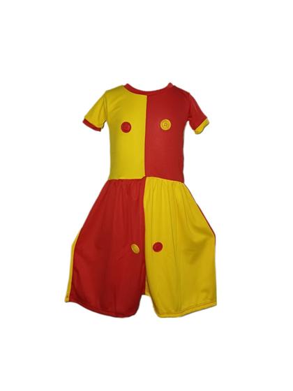 Imagem de Fantasia Roupa Infantil Vestido Boneca Emília