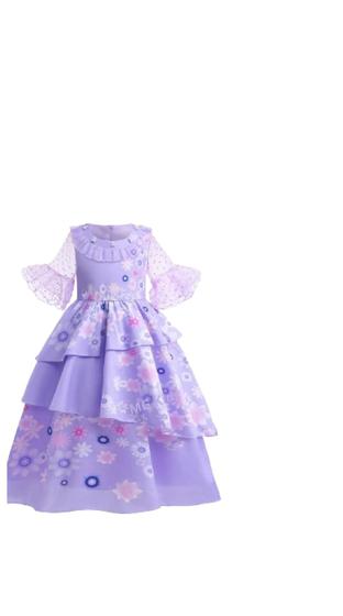 Imagem de Fantasia/roupa Isabela De Madrigal Vestido Encanto Infantil