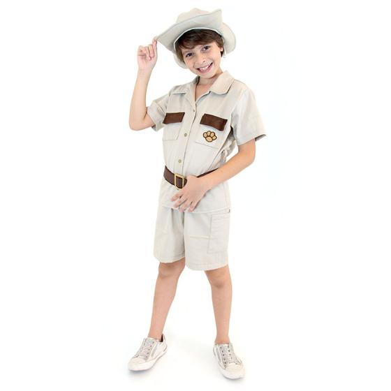 fantasia safari infantil masculino