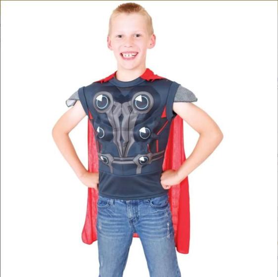 Imagem de Fantasia Thor Infantil Dress Up Marvel Com Capa