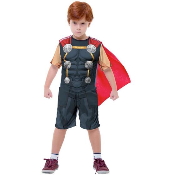 Imagem de Fantasia Thor Vingadores Infantil Curta Original Marvel Rubies 2204