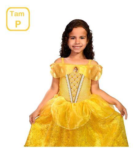 Imagem de Fantasia Vestido Infantil Bela, Disney A Bela E A Fera Tam P