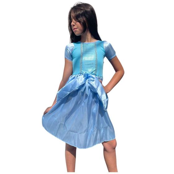 Imagem de Fantasia/vestido/roupa cinderela infantil