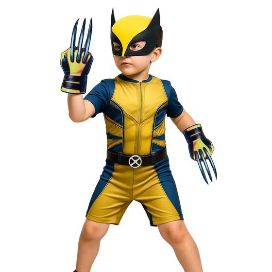 Fantasia Wolverine Infantil