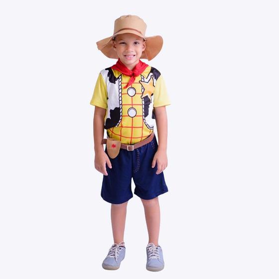 Imagem de Fantasia Woody Toy Story Cowboy Infantil Menino Muvile 4225