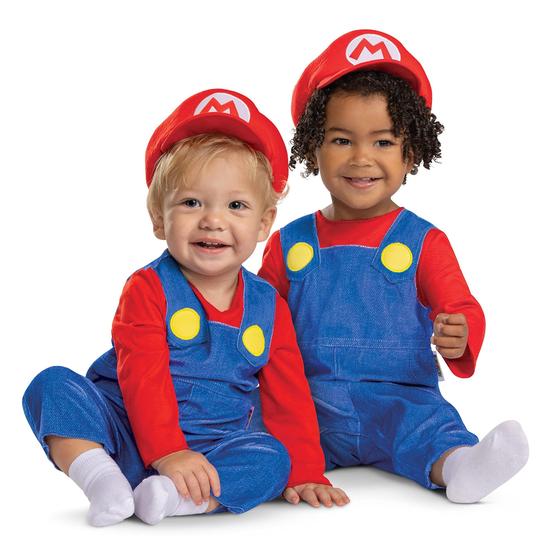 Imagem de Fantasias Infantil Mario Oficial Super Mario Bros - 6 a 12 Meses