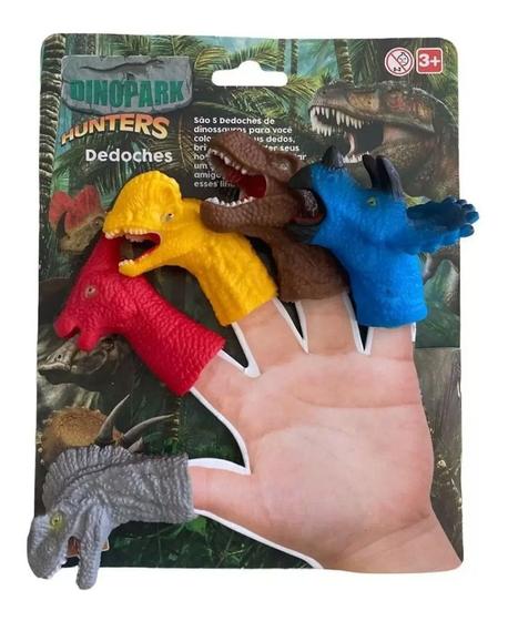 Fantoche de Dedo Dinossauro Dinopark Dedoche - Bee Toys - Dedoche ...