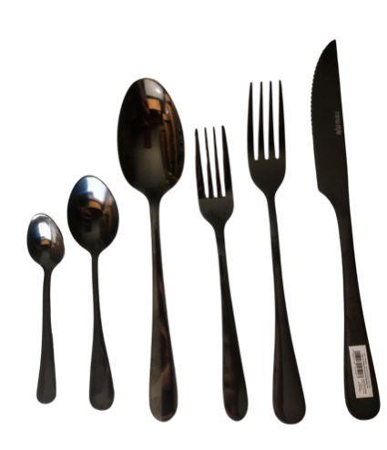 Imagem de Faqueiro 36 pçs preto ônix luiza  aço inox