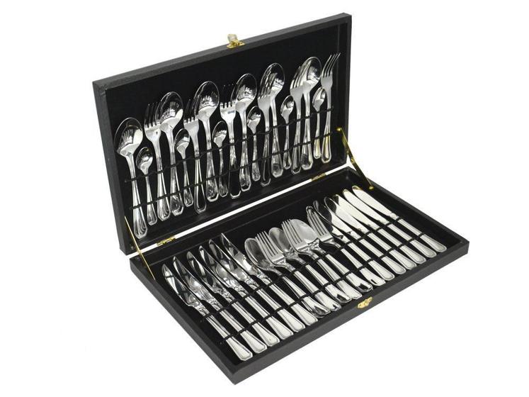 Faqueiro 42 Peças Inox Liso Imporiente Ca12020 Menor preço em Faqueiro 42 Peças Inox Liso Imporiente Ca12020