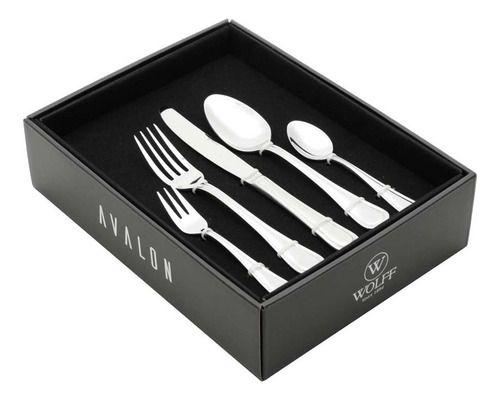 Faqueiro De Aço Inox 30 Peças Avalon Com Box Wolff Menor preço em Faqueiro De Aço Inox 30 Peças Avalon Com Box Wolff