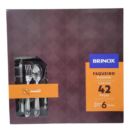 Imagem de Faqueiro - Módena  Brinox 42 Peças