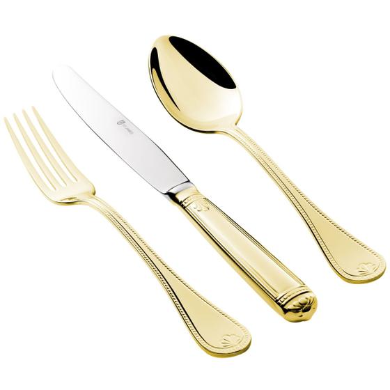 Imagem de Faqueiro St. James 101 Peças Pérola Dourado