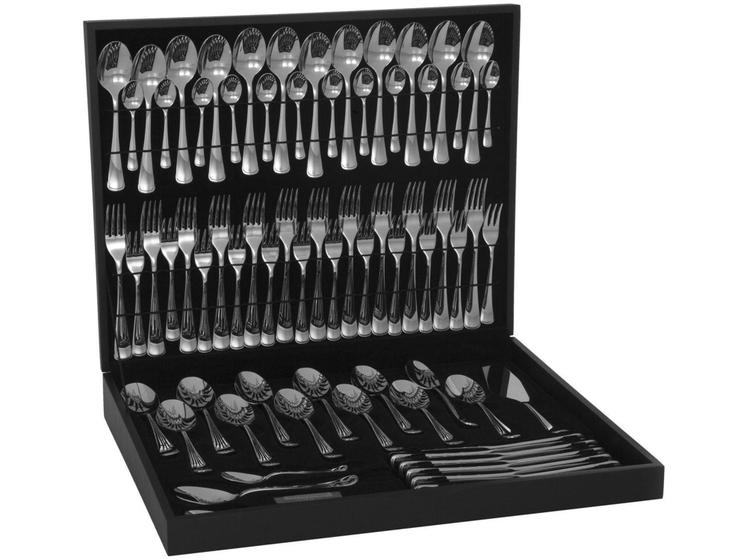 Faqueiro Tramontina Inox Mônaco 66917307 - 76 Peças Menor preço em Faqueiro Tramontina Inox Mônaco 66917307 - 76 Peças