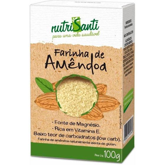 Imagem de Farinha de Amêndoa NutriSanti 100g