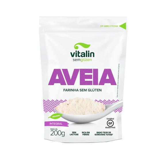 Imagem de Farinha de Aveia Sem Glúten 200g - Vitalin