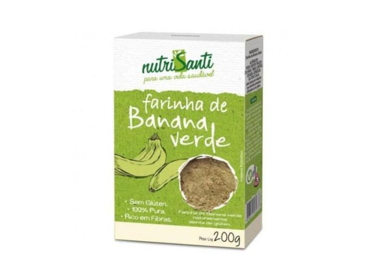 Imagem de Farinha de banana verde 200g trisanti - Nutrisanti