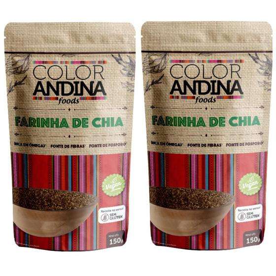 Imagem de Farinha de chia Color Andina 150g - 2 pacotes 