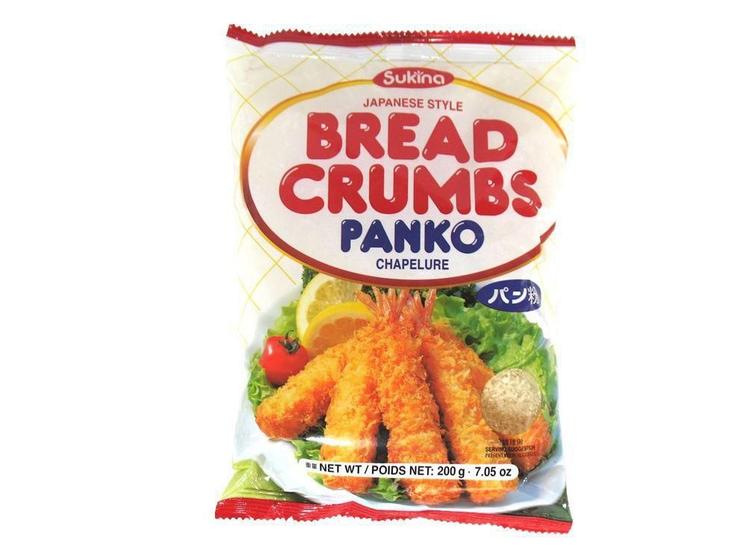Farinha de empanar panko tempurá bread crumbs sukina 200g Farinha Magazine Luiza
